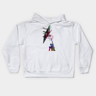 Basketball sport art #basketball Kids Hoodie